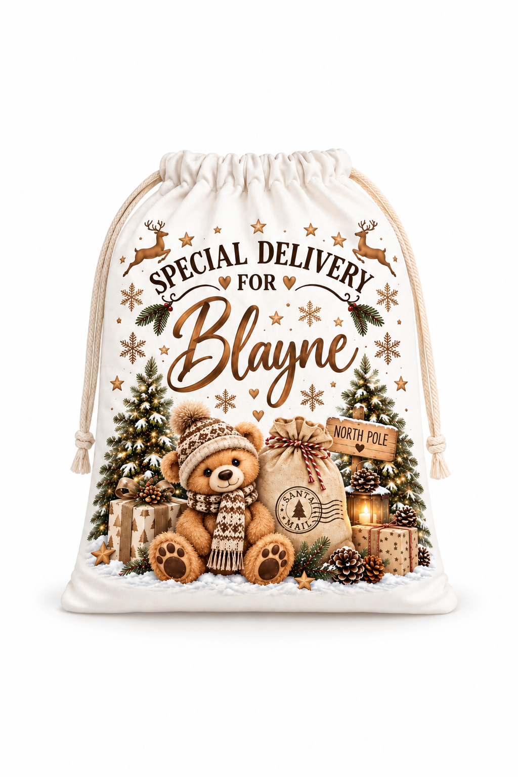 Personalised Christmas Sack – Special Delivery