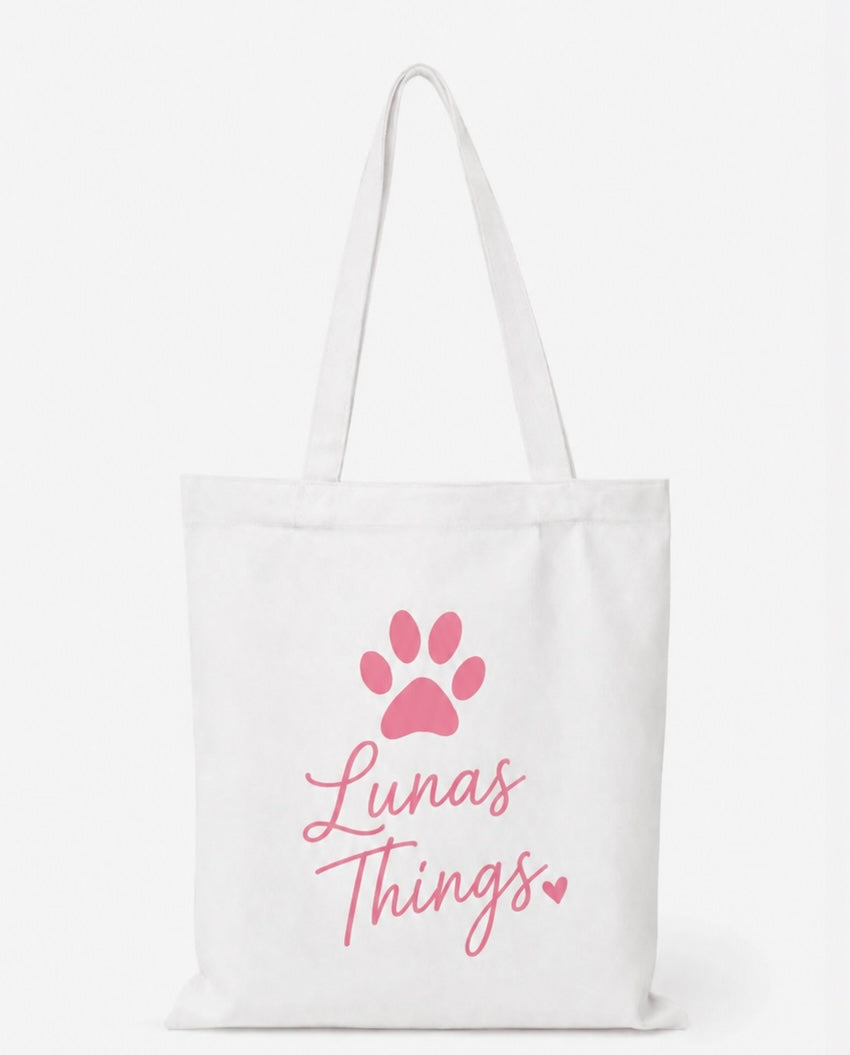 personalised dog tote bag