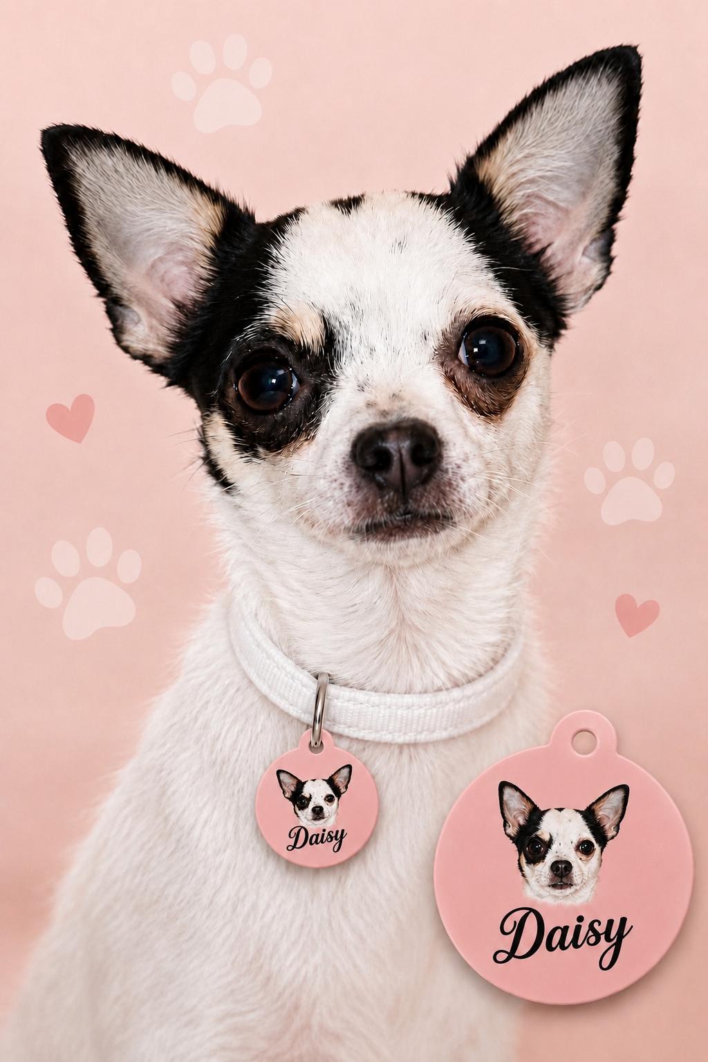 Personalised pet ID tags with picture/name