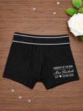 mens groom personalised boxers