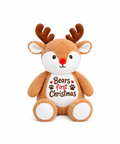 Personalised Christmas Reindeer Plush Toy