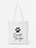personalised dog tote bag