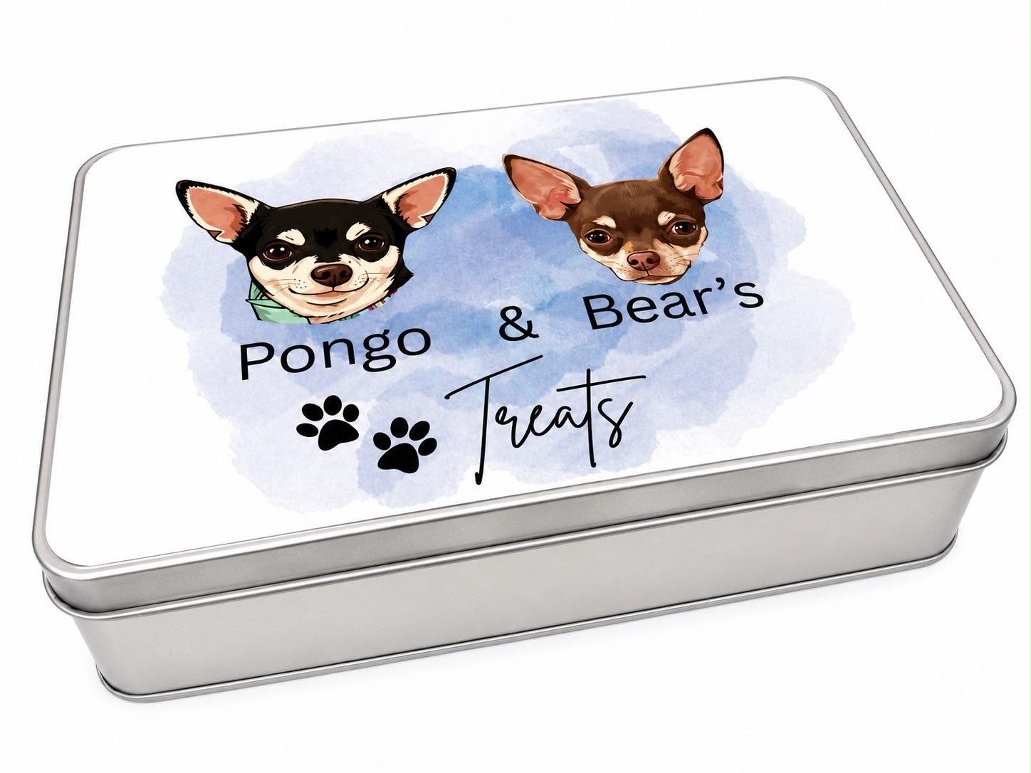Personalised Dog Treat Tin,