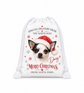 Personalised Christmas Dog Sack / Advent Treat Bag