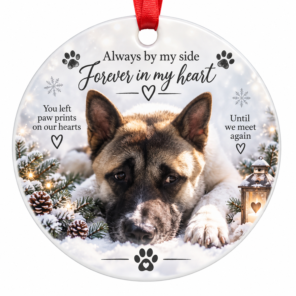 Personalised Pet Memorial Christmas Ornament