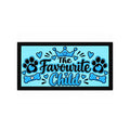 Dog bowl placement mat