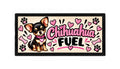Chihuahua Fuel Dog Bowl Mat – 44 × 25 cm