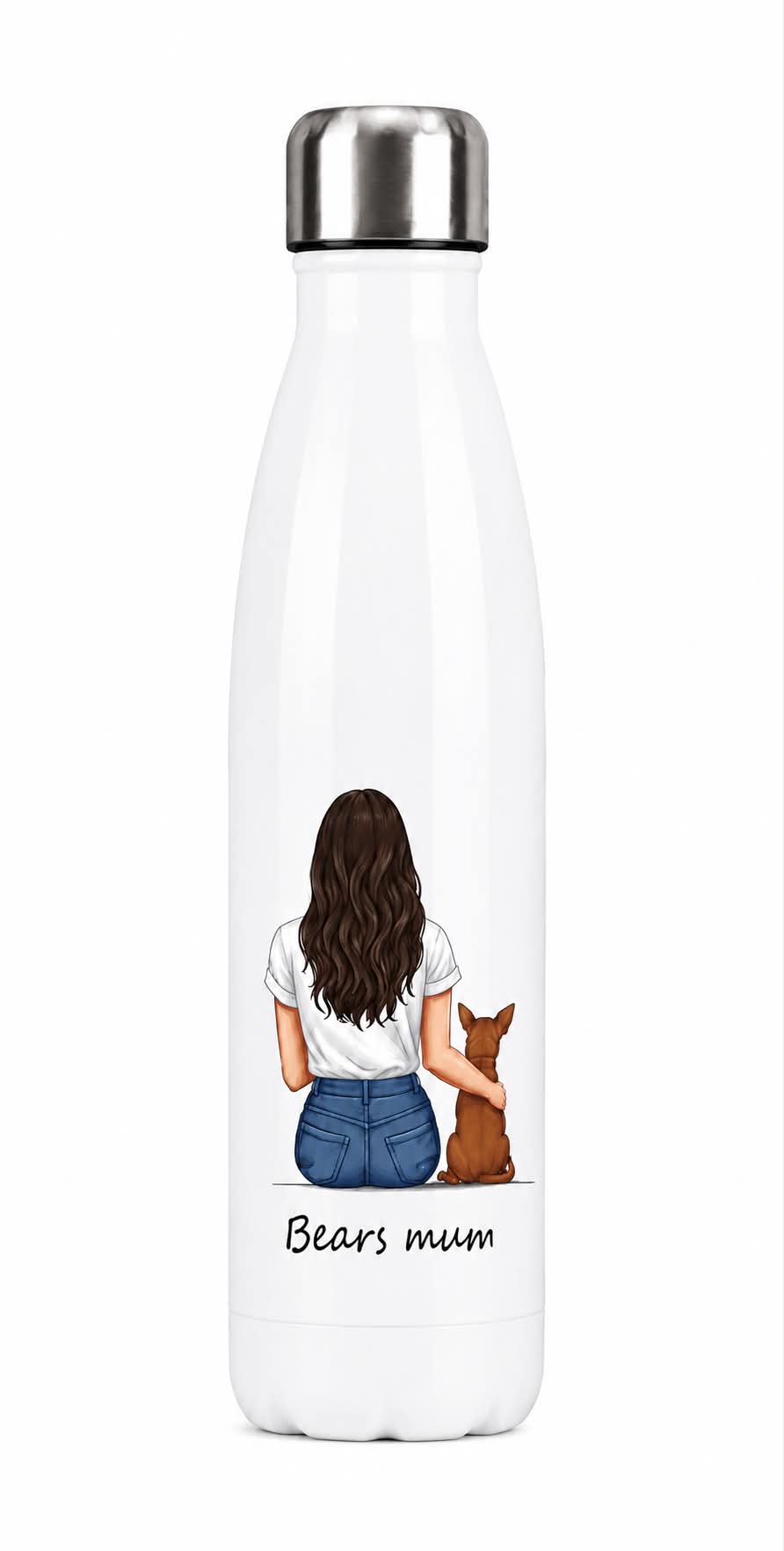 Personalised dog mum bottle