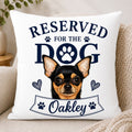 personalised dog cushion