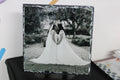 personalised 19x19cm photo slate
