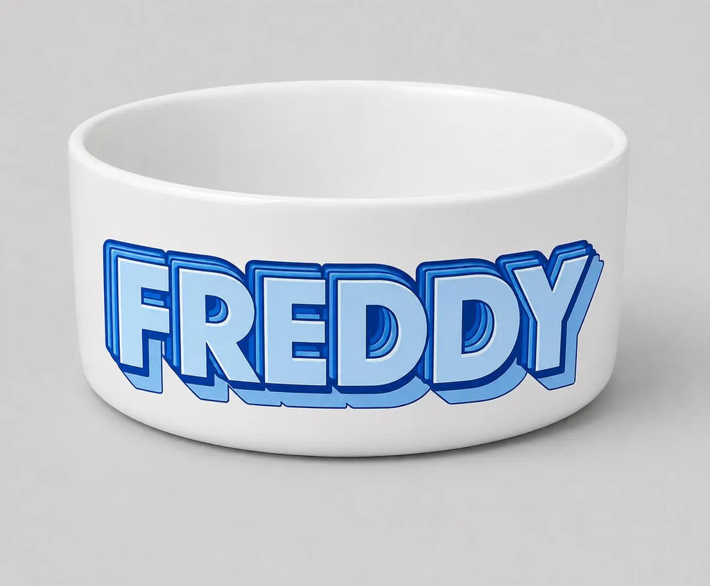 Personalised dog bowl