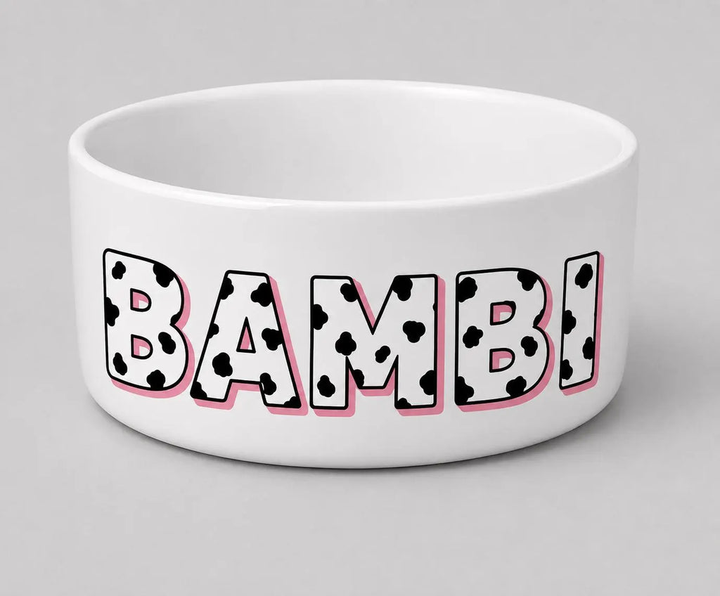 Personalised dog bowl