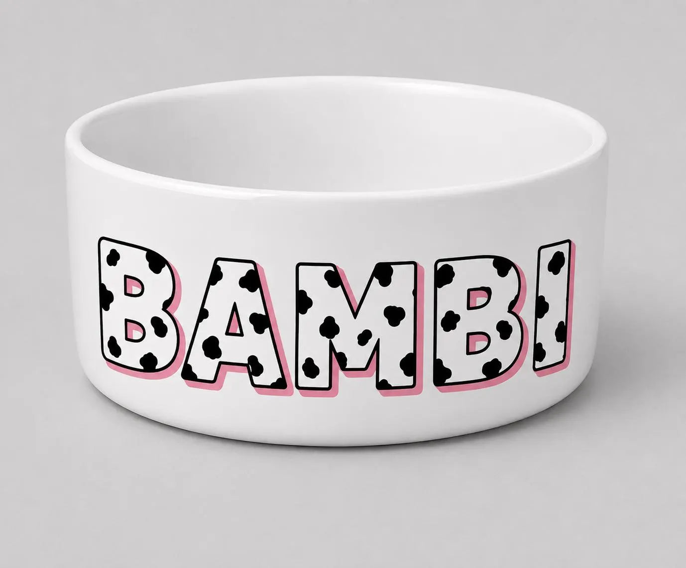 Personalised dog bowl