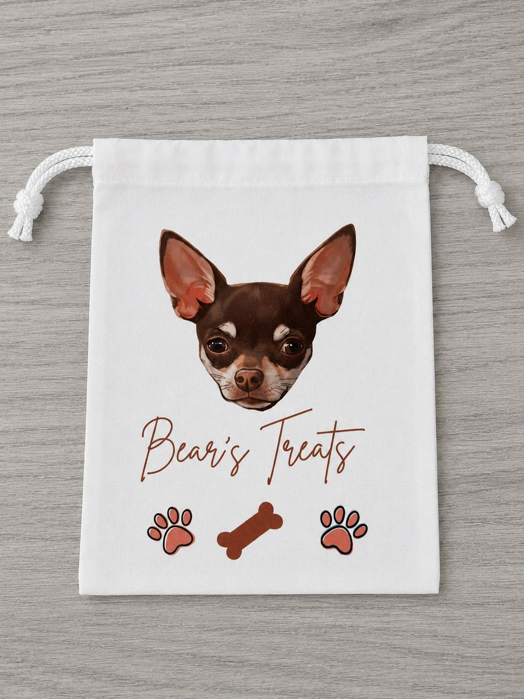 Personalised dog treat pouch