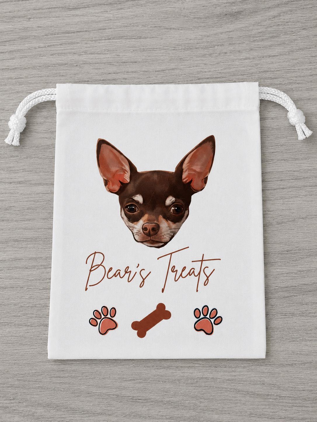 Personalised dog treat pouch