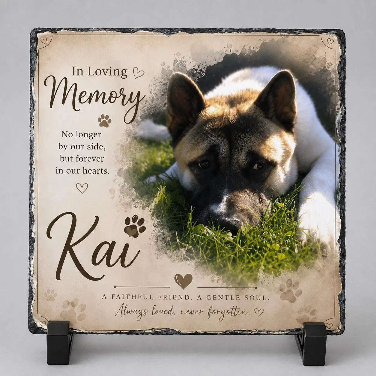 Personalised photo pet memorial  states